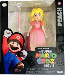 JAKKS The Super Mario Bros Movie Peach 5” Action Figure Nintendo - Picture 1 of 4