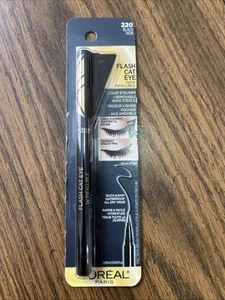 Delineador de ojos líquido impermeable Loreal Paris infalible flash ojo de gato negro #220 nuevo - Imagen 1 de 2