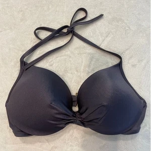 SHADE & SHORE Women's Dream Lightly Wire Bikini Top Size 36C Purple Steel - Picture 1 of 10