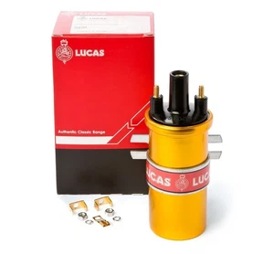 Lucas Gold Sports Ignition Coil DLB105 12 Volt Non Ballast - Picture 1 of 4