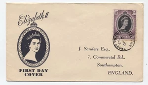 1953 Sierra Leone Elizabeth II cacheted coronation FDC [G.1018] - Picture 1 of 3