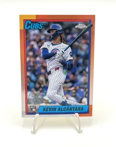 2025 Topps Chrome - Kevin Alcantara - 1990 35th Anniversary Rookie RC - Cubs - Picture 1 of 2