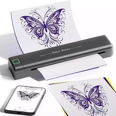 impresora de plantilla de tatuaje bluetooth inalámbrica Foto 1 de 4