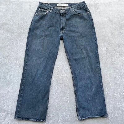 Jeans Arizona Vintage Para Hombre 38X30 Azul Bootcut Envejecido Lavado Oscuro Denim Foto 1 de 4