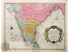 Carte Des Indes Orientales De Cormandel Bengale Malabar Par Seale 1757