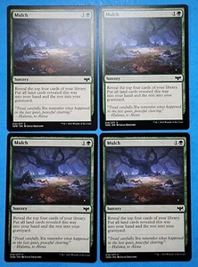 4x Mulch Innistrad Crimson Vow 2021 Mtg Magic Card Sorcery Green Forest 210 - Picture 1 of 4