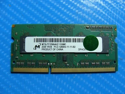 MacBook Pro A1286 Micron 2GB SO-DIMM Memory RAM PC3L-12800S MT8JTF25664HZ-1G6M1 - Image 1 of 2