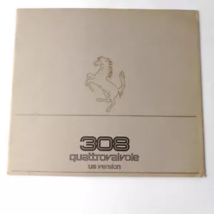 Ferrari 308 Quatrovalvole US Version Brochure Commerciale 272/83 - 10M/4/83 Rare - Picture 1 of 15