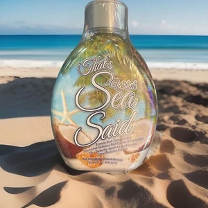That's What Sea Said Coconut Tanning Bed Lotion Accelerator Indoor & Outdoor Tan - Picture 1 of 1