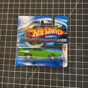 2006 Hot Wheels First Editions 1970 Plymouth Superbird 1/38 - Green Short Card - Picture 1 of 2