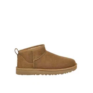 (W) UGG Classic Ultra Mini Boots Chestnut 1116109-Chestnut 🚀FEDEX 🚀 - Picture 1 of 3