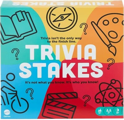 Trivia Stakes Board Game [Ages 12+] **BRAND NEW** - Image 1 of 4