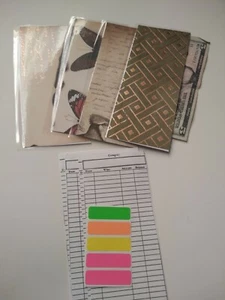 Laminated Cash Envelopes Set Of 4 #004 - Picture 1 of 2