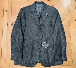 Made In USA 42L Pure Cashmere Sportcoat, Jos Bank Blazer 100% Kaschmir - Grau - Bild 1 von 15