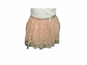 Btween Girl's Peach Glitter Star Puffy Tutu Skirt (Size: 6x) - Picture 1 of 1