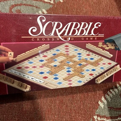 SCRABBLE (1989) Vintage Board Game Milton Bradley Retro NEW SEALED - Image 1 of 4