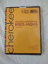 Cherokee Gradient Compression Knee Highs True Support White 70 Denier 12mmhg
