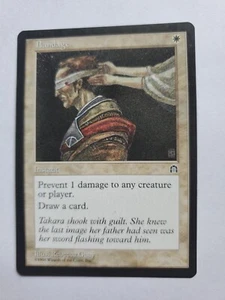 MTG Magic The Gathering Card Bandage Instant White Stronghold 1998 - Picture 1 of 2