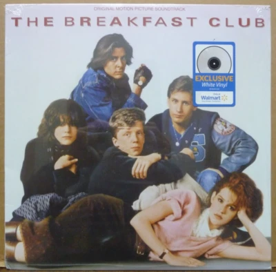 THE BREAKFAST CLUB White Colored Vinyl SEALED Soundtrack LP Walmart Exclusive - Image 1 of 3