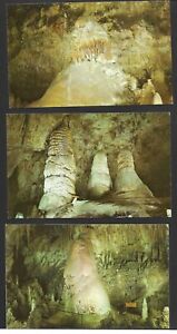 New Mexico Set of 3 Postcards Carlsbad Caverns National Park USA Crystal Spring