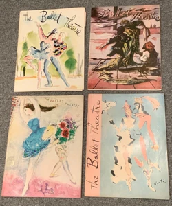 Lotto Programma Teatro Balletto Marc Chagall 1945-46 S. Hurok Coast to Coast Tour Vintage - Foto 1 di 9