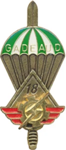 GADEAUD, 18° Promotion ENTSOA, TAP, dos lisse plat, 2 anneaux, Beraudy (6874) - Imagen 1 de 2