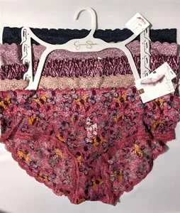 JESSICA SIMPSON 5 Pack FLIRTY HIPSTER FIT LG - Picture 1 of 3