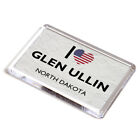 FRIDGE MAGNET - I Love Glen Ullin, North Dakota - USA