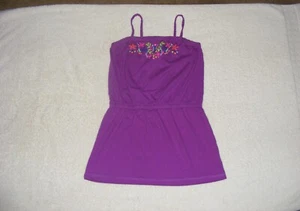 1989 Place Purple Straps Tunic-Type Top - Size 10/12 - Picture 1 of 2