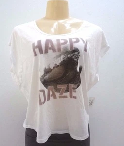 NEW VOLCOM DAZE N HAPPY CIRCLE TEE SHIRT TOP size SMALL code XX185 - Picture 1 of 3