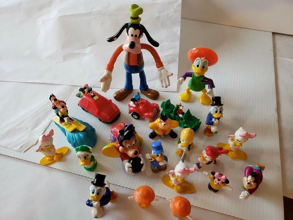 Disney Mixed Lot of 21 PVC Plastic Figures Toys Mickey Minnie Mr Scrooge Goofy - Image 1 of 4