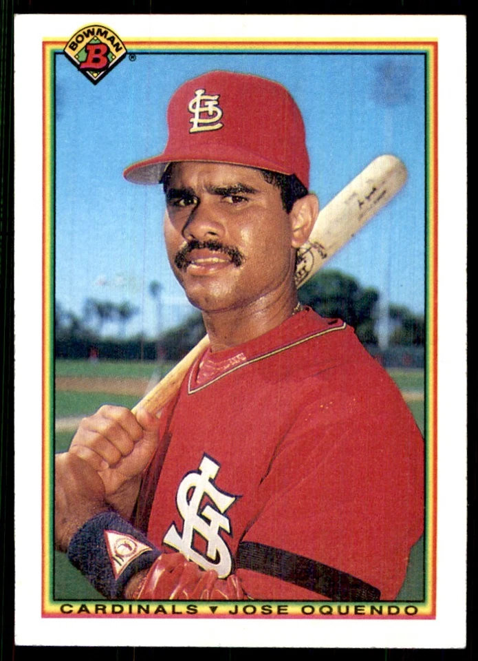 1990 Bowman Jose Oquendo St. Louis Cardinals #200 - Image 1 of 2
