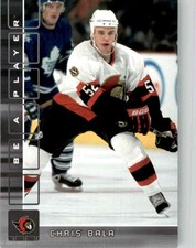 2001-02 Be A Player Memorabilia Chris Bala #410