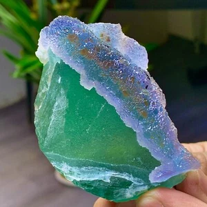 171G Natural transparent green cubic fluorite mineral sample from Inner Mongolia - Picture 1 of 23