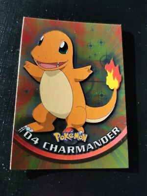 Topps Pokemon Charmander #04 Holo NM *spanisch*extrem rar*Pop 0  - Bild 1 von 4