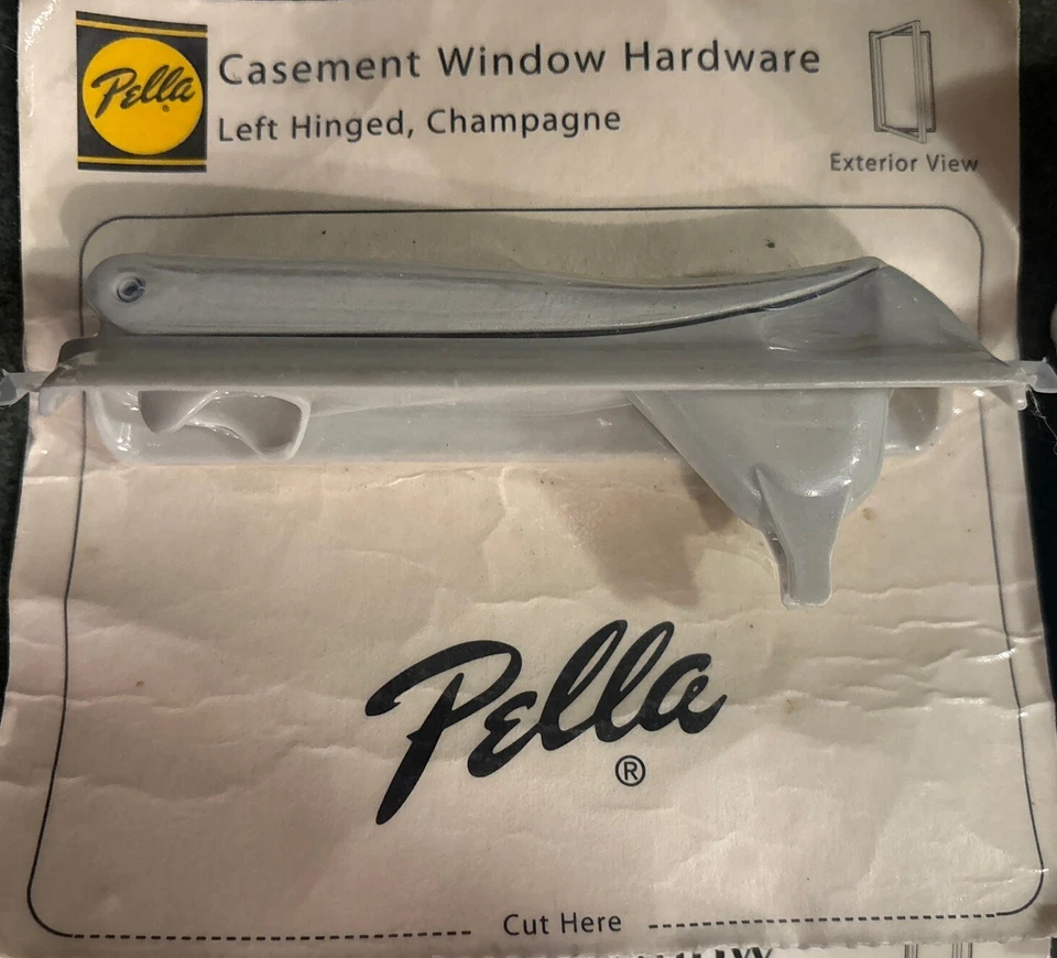 Operador abatible Pella mango plegable y cubierta izquierda champán Foto 1 de 1