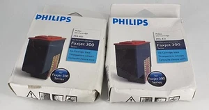 2 X Philips PFA 431 Black Ink Cartridge Faxjet 300 Series Inc vat CR046 CC 19 - Picture 1 of 7