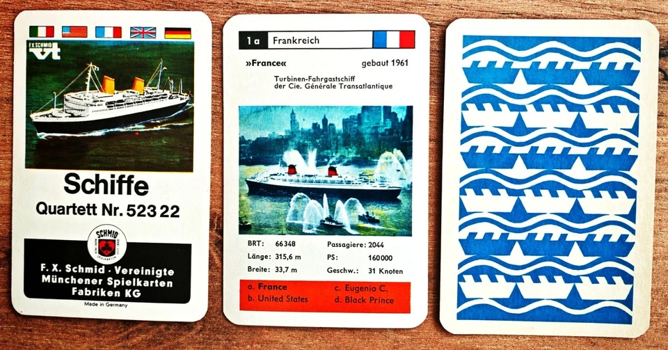 Quartett Schiffe v. FX Nr. 52322 - Bild 1 von 1