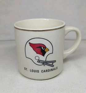 St. Louis Cardinals NFL Tasse Vintage Goldrand - Bild 1 von 2