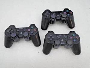 Sony Playstation SixAxis Controllers x 3 *Untested* - Picture 1 of 2