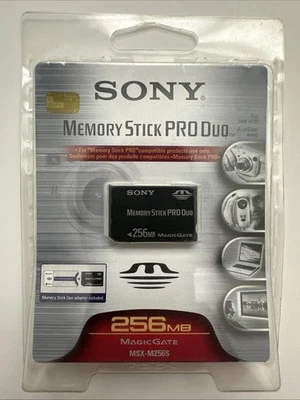 Sony 256MB Memory Stick PRO Duo Card - MSX-M256S - Image 1 of 2