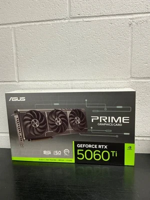 ASUS PRIME GeForce RTX 5060 Ti 8GB 128-Bit GDDR7 PCI Express 5.0 x8 DLSS 4.0 - Image 1 of 4