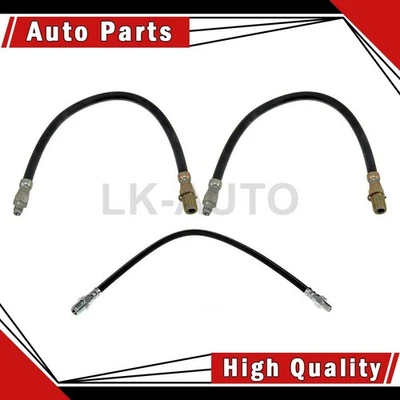 3 задних передних тормозных гидравлических шланга тормозной магистрали подходят для грузовика Dodge B-4 1953 года выпуска - Изображение 1 из 4