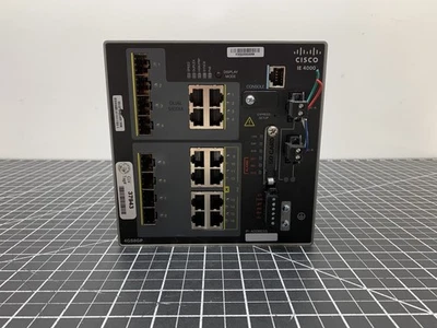 CISCO IE-4000-4GS8GP4G-E V02 Industrial Switch | #R525 - Image 1 of 4