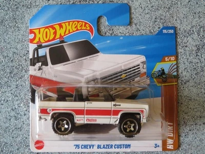Hot Wheels H5L 115 1975 CHEVY BLAZER CUSTOM white 2025 115/250 CaseL - Image 1 of 2
