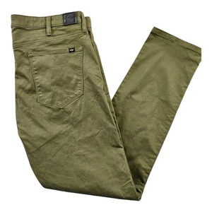 Pantalones ajustados Dockers Supreme Flex para hombre 38x32 verdes - Imagen 1 de 6