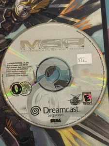 Metropolis Street Racer (Sega Dreamcast, 2001) solo disco de trabajo manual - Imagen 1 de 2