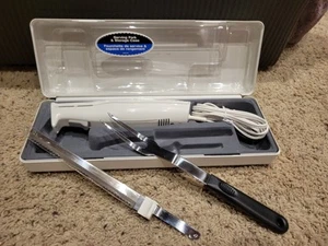 Hamilton Beach Electric Carving Knife & Fork With Case - Picture 1 of 2