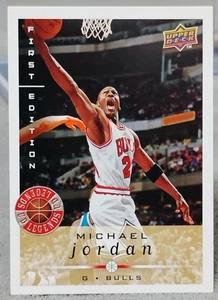 Michael Jordan 08-09 UD First Edition Gold SP #89 Super Rare Chicago Bulls NBA - Picture 1 of 2