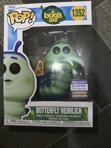Funko Pop! Butterfly Heimlich #1352 - A Bug's Life - 2023 SDCC Shared Exclusive - Picture 1 of 7